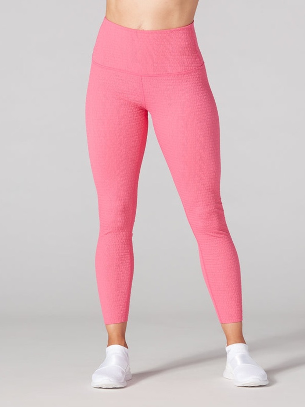 TAVI Seersucker High Waisted 7/8 Tight Size XS Seersucker Leggings X-Small Pink